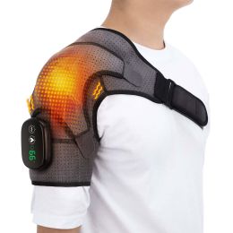 3-speed Vibration Electric Massage Shoulder Pad (Electrical outlet: USB, Color: Black)