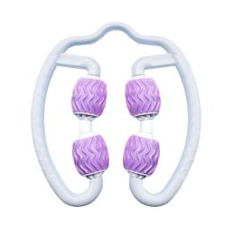 Annular Leg Massage Roller Fitness Equipment (Color: Purple)