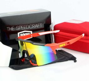 Sports goggles dazzling windproof glasses (Color: Red black)