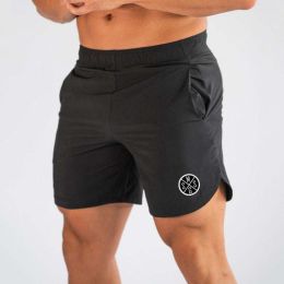 Muscle Wear Gym Shorts (Color: Black, size: L)