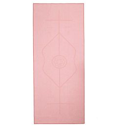 Yoga Towel Yoga Towel Rest Blanket (Color: Cherry powder)