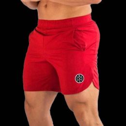 Muscle Wear Gym Shorts (Color: Red, size: XXL)