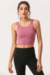 Yoga vest (Color: Red, size: M)