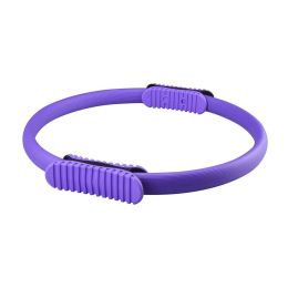 Yoga Pilates Ring Gym Bag Rubber Yoga Ring (Color: Purple)