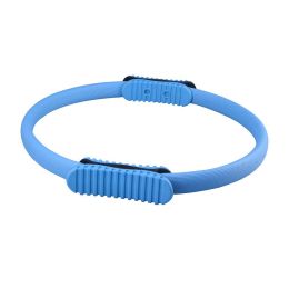 Yoga Pilates Ring Gym Bag Rubber Yoga Ring (Color: Blue)