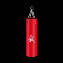 Boxing Sandbag Hanging Sandbag Bag Home Fitness Training Equipment (Color: Red, size: 80cm)