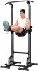 Multi Functional Strength Training Fitness Station Adjustable Height Tilt Bracket Black