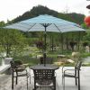 Outdoor Patio 9-Feet Market Table Umbrella