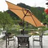 Outdoor Patio 9-Feet Market Table Umbrella