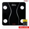 5 Core Digital Scale for Body Weight; Precision Bathroom Weighing Bath Scale; Step-On Technology; High Capacity - 400 lbs. Large Display; Batteries In