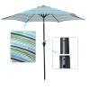 Outdoor Patio 9-Feet Market Table Umbrella