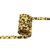 Weiou Personalized Wide Softly Casual Flat Luxury Ribbon Satin Leopard Print Shoelaces for Women Girls Sneaker Shoestring