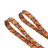 Weiou Manufacturer Sublimation Printed Logo Withe Flat polyester cotton Support Custom Length And Width Hot Sale Shoelaces