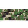 Weiou manufacturer Special Design 0.7CM Width Camouflage Army Green heat transfer printing Polyester shoelaces