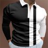 Men's POLO Shirt Printed Short Sleeve T-Shirt Top