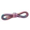 Weiou Manufacturer Hot selling Colorful Flat Elastic Polyester Band Shoe Laces For Casual Shoes