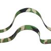 Weiou manufacturer Special Design 0.7CM Width Camouflage Army Green heat transfer printing Polyester shoelaces