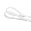 Weiou Brand New Flat Plastic Strings Flat Printed Jazzy White-Light Gray Color Shoelaces For Shoes