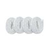 Weiou Brand New Flat Plastic Strings Flat Printed Jazzy White-Light Gray Color Shoelaces For Shoes