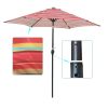 Outdoor Patio 9-Feet Market Table Umbrella