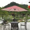 Outdoor Patio 9-Feet Market Table Umbrella