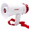 Megaphone Handheld Mini Bullhorn Cheer Loudspeaker Bull Horn Speaker Small Megaphono Siren Sling Strap Portable 5Core HW1