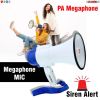 5 Core Megaphone Bullhorn Cheer Horn Mic Recording Siren Blow Horn Hand Held Mega Phone Loudhailer 8R