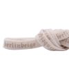 Weiou Shoe Accessories Classical Design Berlin-beige Letter Apricot-Brown Flat Polyester Cotton Printed Shoelaces