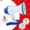 5 Core Megaphone Bullhorn Cheer Horn Mic Recording Siren Blow Horn Hand Held Mega Phone Loudhailer 8R