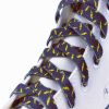 Weiou Manufacturer Custom Athletic Fashion Sport Flat Black/yellow Printed Shoelaces For Casual Shoes