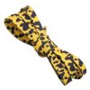 Weiou Personalized Wide Softly Casual Flat Luxury Ribbon Satin Leopard Print Shoelaces for Women Girls Sneaker Shoestring