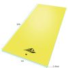 12 x 6 FT Floating Water Mat Foam Pad Lake Floats Lily Pad, 3-Layer XPE Water Pad with Storage Straps for Adults Outdoor Water Activities