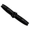 Weiou Manufacturer Trendy Design Printing Japanese Letter Flat Black Polyester Waterproof Printed Shoelaces