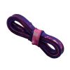 Weiou Manufacturer High Quality Heat Transfer Purple Star Flat Waterproof Polyester Shoelace For Shoes