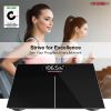 5 Core Digital Scale for Body Weight; Precision Bathroom Weighing Bath Scale; Step-On Technology; High Capacity - 400 lbs. Large Display; Batteries In