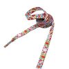 Weiou Manufacturer Flat polyester cotton Sun Flower Hot Sale Differentiated Shoelaces For Casual Shoes