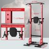 Multi Functional Strength Training Fitness Station Adjustable Height Tilt Bracket Black